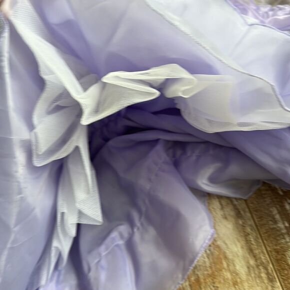 Vintage Full Circle Pageant Dress Tip Top Kids Ruffles Beading Lace Sequins - Picture 9 of 10